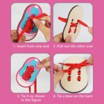 Puzzle Montessori Cum ne inchidem Sireturile Nasturii