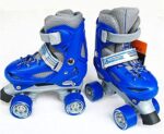 Role 4roti incepatori reglabile Albastre Frana siguranta