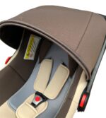 Scaun Auto Parasolar Scoica bebelusi cu Maner portabil