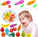 Set Alimente Fructe Legume Mancare de feliat din lemn