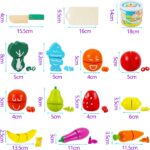 Set Alimente Fructe Legume Mancare de feliat din lemn