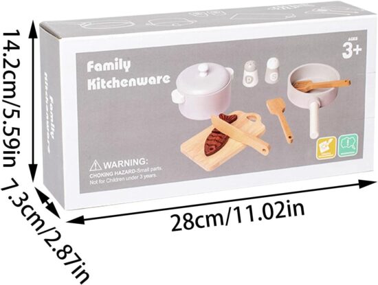 Set vase de Bucatarie Tocator Ustensile de gatit lemn