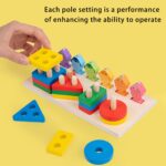 Sortare forme geometrice Pescuit magnetic pesti lemn