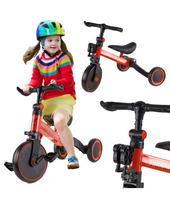 Tricicleta copii Bicicleta pentru echilibru Trotineta 3in1