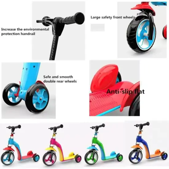 Trotineta Convertibila 2 In 1 Scooter & Ride-On