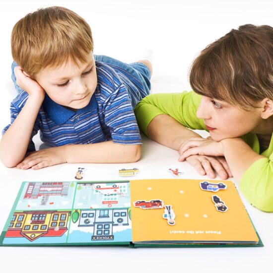 Carte activitati educative Piese reutilizabile Quiet Book