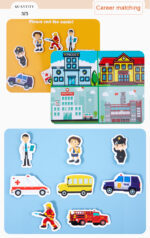 Carte activitati educative Piese reutilizabile Quiet Book