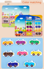 Carte activitati educative Piese reutilizabile Quiet Book