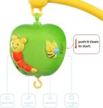 Carusel muzical Rotativ cu Jucarii detasabile animalute