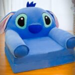Fotoliu extensibil din plus Stitch cu 2 placi 80 cm