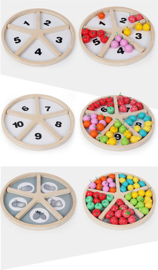 Joc Motricitate Sortare Fructe culori Operatii aritmetice