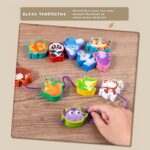 Joc de snuruit lemn Asocieri cartonase Jocul umbrelor