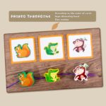 Joc de snuruit lemn Asocieri cartonase Jocul umbrelor