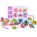 Joc de snuruit lemn Asocieri cartonase Jocul umbrelor