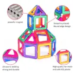 Joc forme magnetice de construit 3D color Magformers