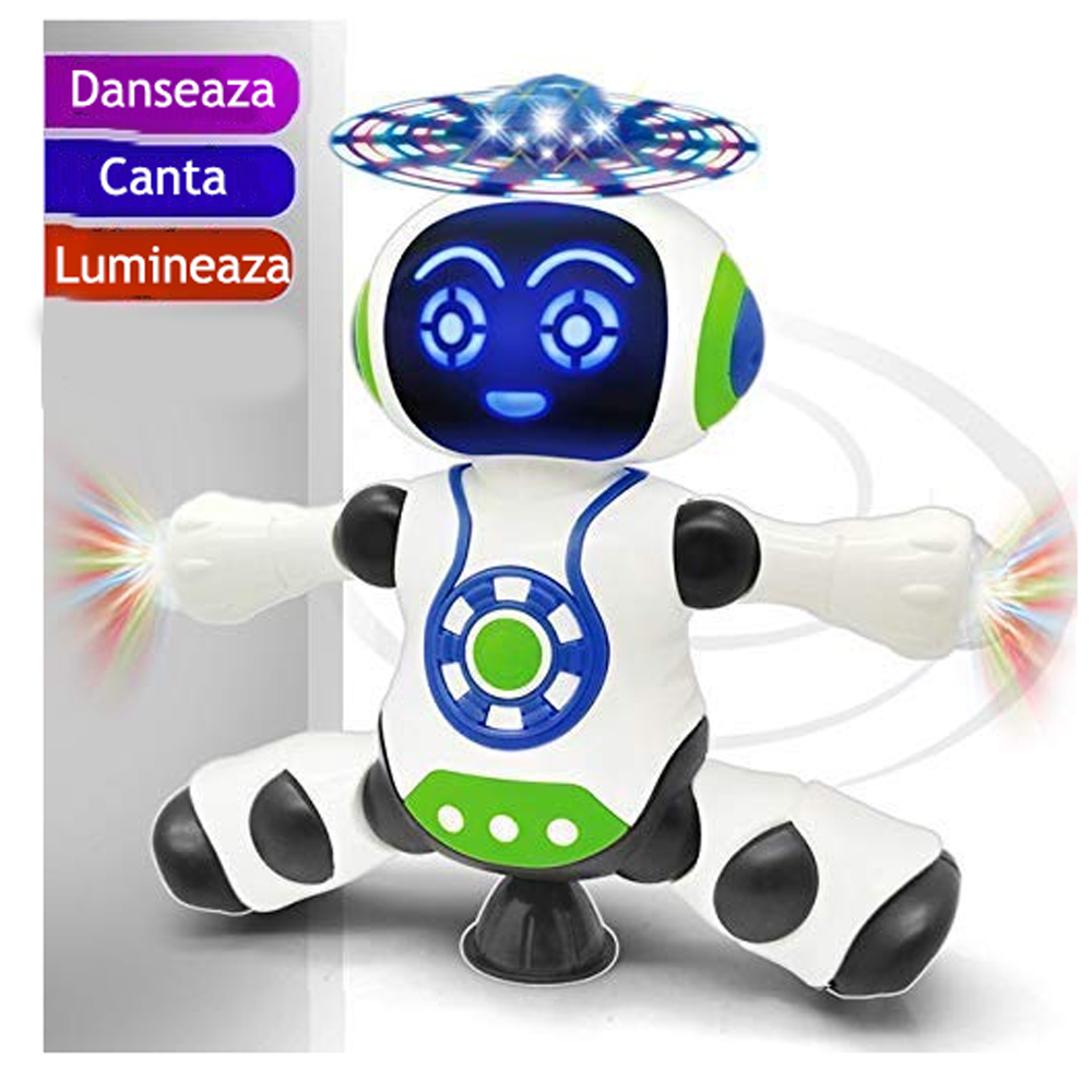Robotelul Dansator LED Jucarie interactiva in romana