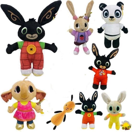 Set 7 plusuri Personaje Iepurasul Bing cu Prietenii Set 7 plusuri Personaje Iepurasul Bing cu Prietenii