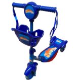 Trotineta 3 roti cu Lumini si Cosulet pentru transport