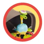 Carusel muzical rotativ bebe cu Animalute Portabil