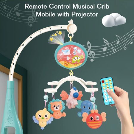 Carusel rotativ cu Telecomanda Proiector cu animalute