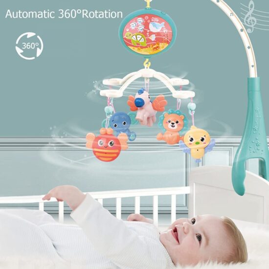 Carusel rotativ cu Telecomanda Proiector cu animalute