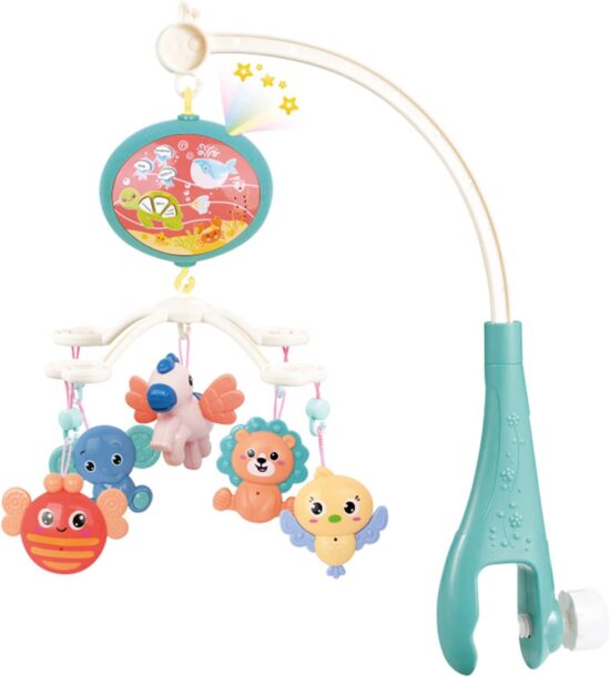 Carusel rotativ cu Telecomanda Proiector cu animalute