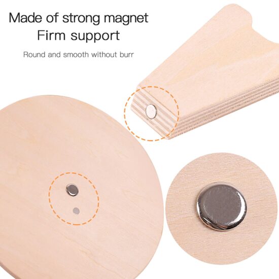 Ceas Analog si Digital lemn Jucarie educativa Timpul