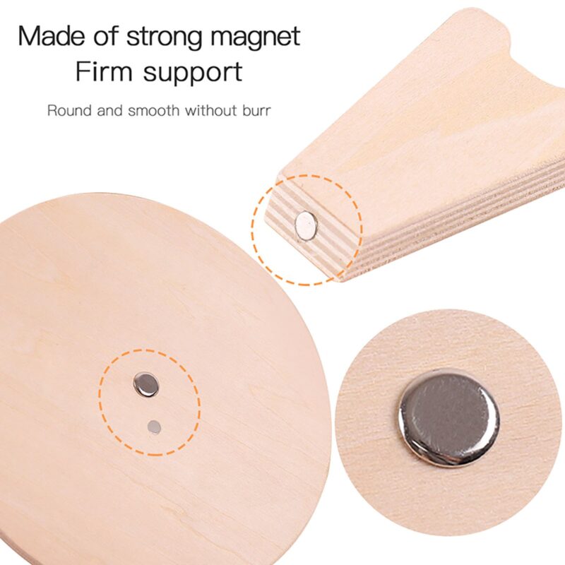 Ceas Analog si Digital lemn Jucarie educativa Timpul