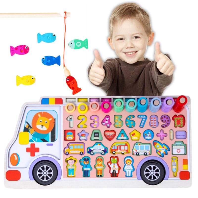 Joc Logaritmic 6in1 Abac vertical Echipaje de salvare