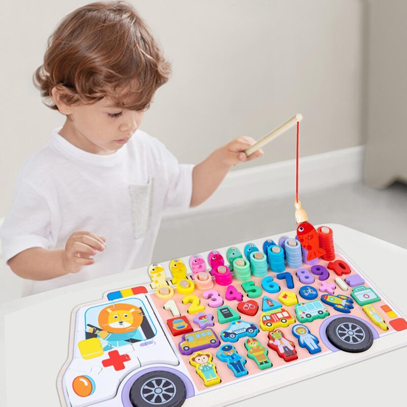 Joc Logaritmic 6in1 Abac vertical Echipaje de salvare