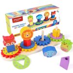 Joc indemanare Animale geometrice cu Roti zimtate