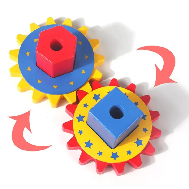 Joc indemanare Animale geometrice cu Roti zimtate