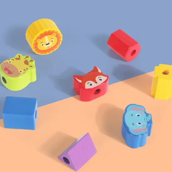 Joc indemanare Animale geometrice cu Roti zimtate