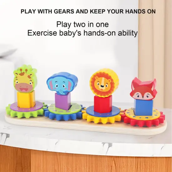 Joc indemanare Animale geometrice cu Roti zimtate