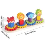 Joc indemanare Animale geometrice cu Roti zimtate