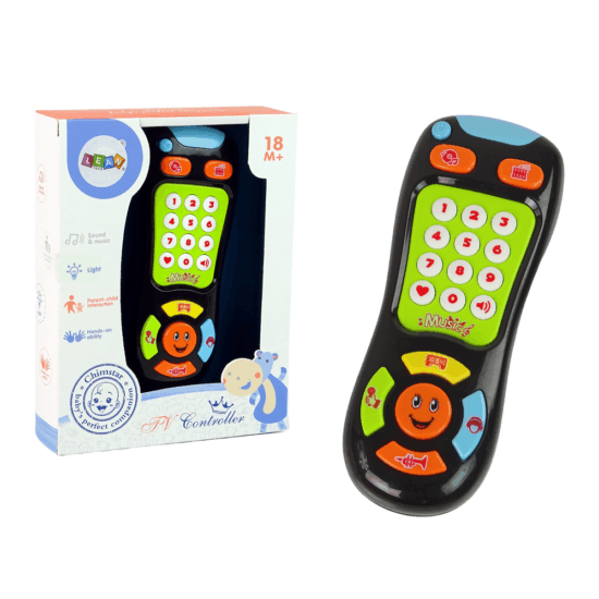 Jucarie interactiva Telecomanda TV cu Muzica si Lumini