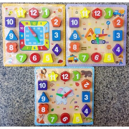 Jucarii-educative-Ceas-lemn-Forme-geometrice-Sortator