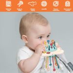 Jucarii senzoriale bebe Joc Motricitate Avion Ozn silicon