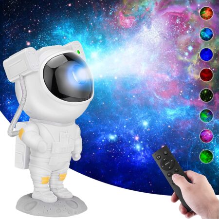 Lampa cu proiectii de stele Astronaut cu Telecomanda