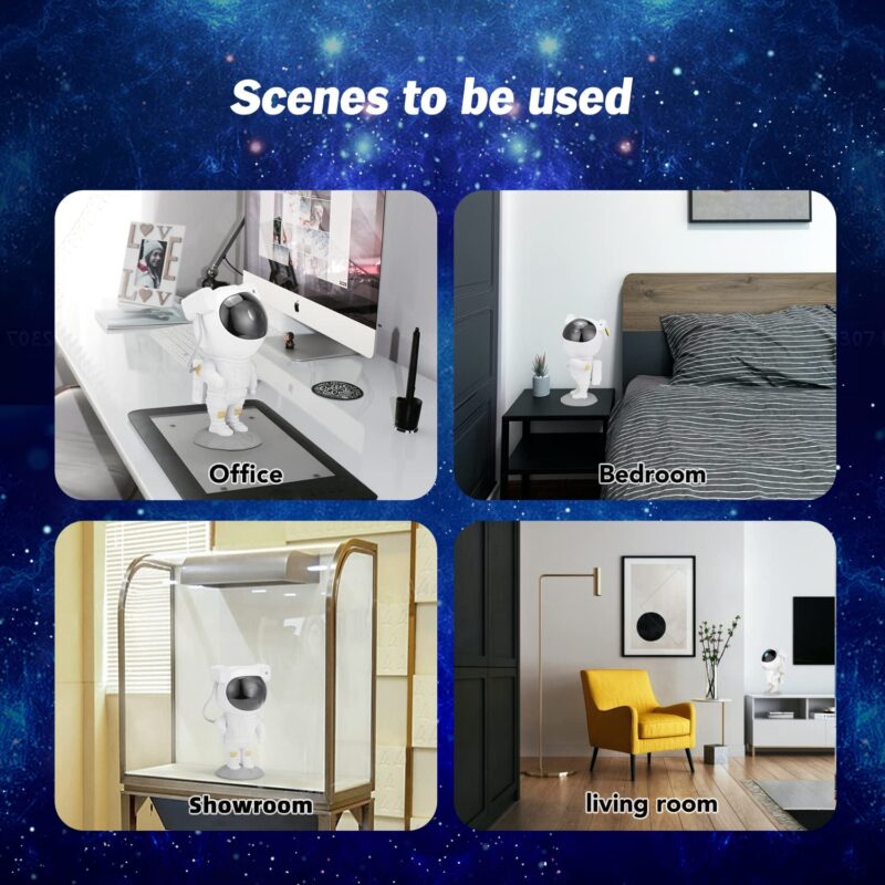 Lampa cu proiectii de stele Astronaut cu Telecomanda