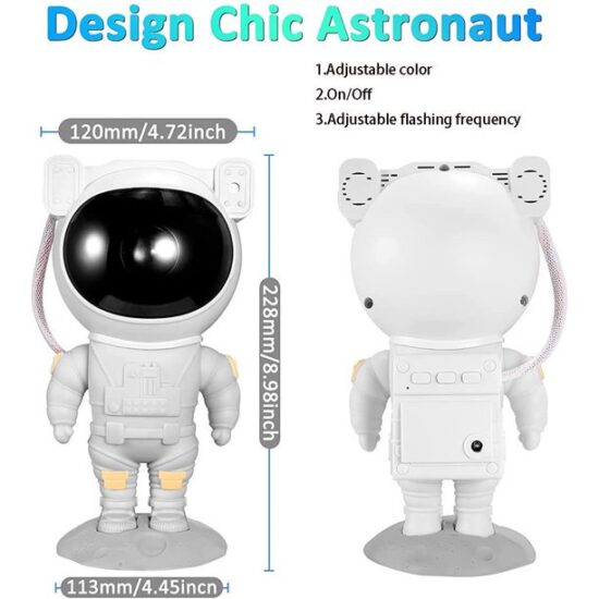 Lampa cu proiectii de stele Astronaut cu Telecomanda
