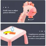 Masuta pentru desen cu Proiector Dispozitive Carioci