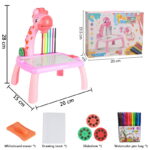 Masuta pentru desen cu Proiector Dispozitive Carioci