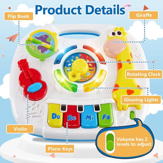 Masuta-portabila-bebe-cu-activitati-educative-Girafa