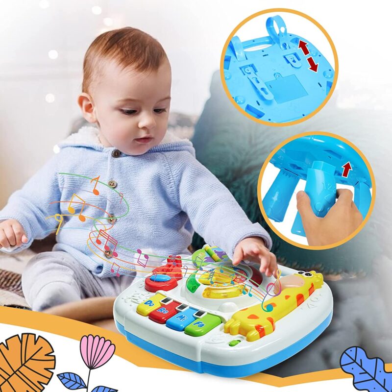 Masuta-portabila-bebe-cu-activitati-educative-Girafa