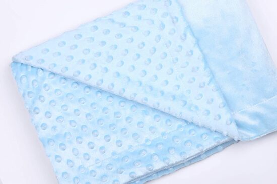 Paturica din plus Pufoasa Moale cu buline bebelusi