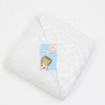 Paturica pufoasa cu 2 fete Gluga pentru bebelusi