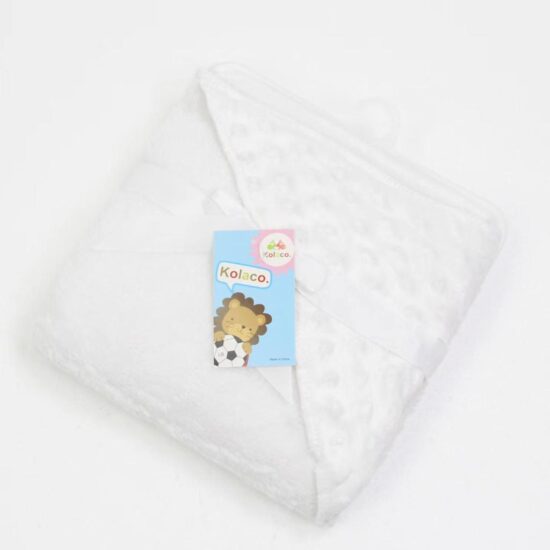 Paturica pufoasa cu 2 fete Gluga pentru bebelusi