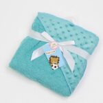 Paturica pufoasa cu 2 fete Gluga pentru bebelusi