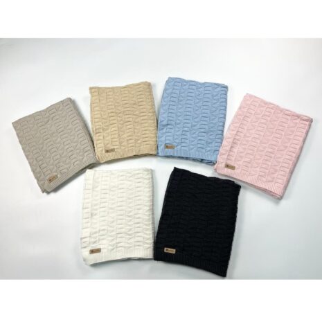 Paturica tricotata bebelusi din Bumbac 100%